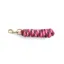 KM Elite 7Ft Double Braid Cotton Leadrope - Hot Pink Fleck